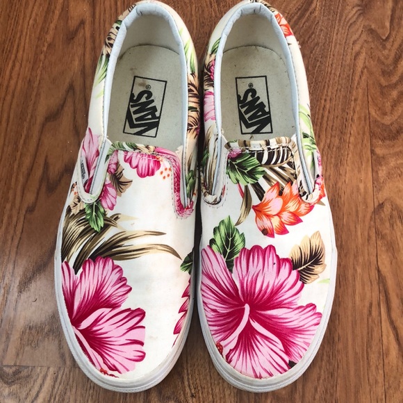vans aloha slip on